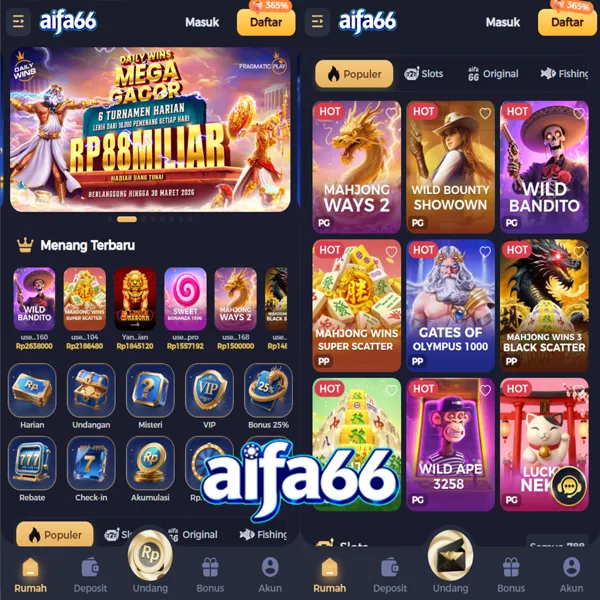 AIFA66 Slot Anti Rungkad Indonesia